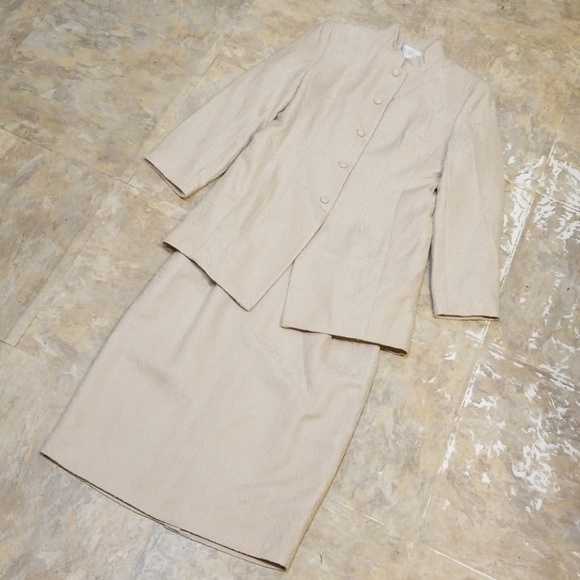 Executive Collection Dresses & Skirts - Tan skirt & jacket set